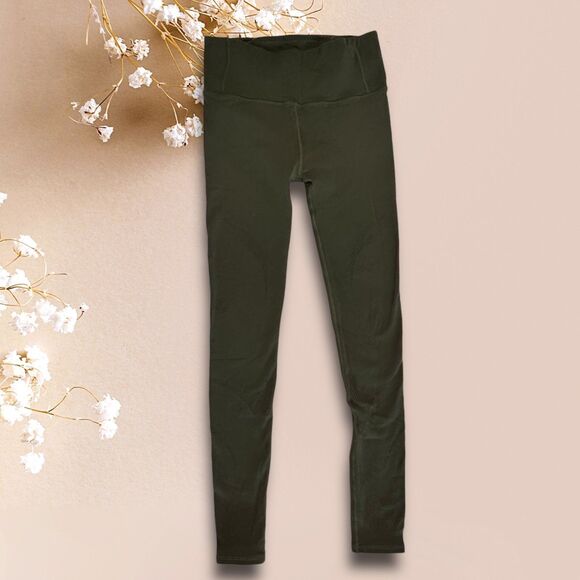 Lululemon Reveal Tight *En Avante 26" Dark Olive size 6 - Picture 5 of 6